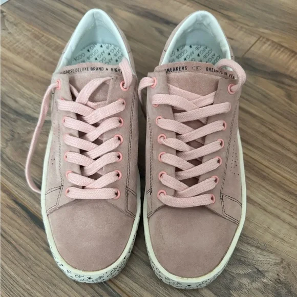 Golden Goose Pink Suede Sneakers - Picture 3 of 5